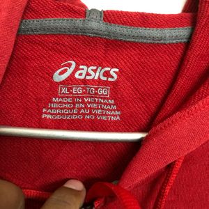 Asics Red Full Zip Jacket