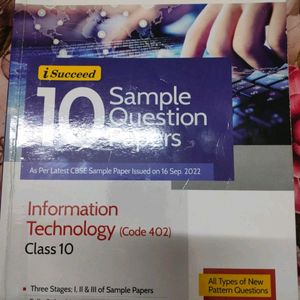 Class 10 IT Sample Paper From Arihant