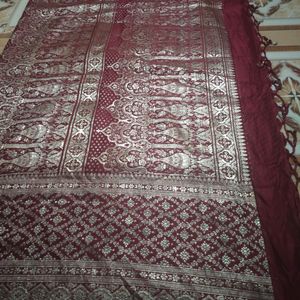 Old Vintage Banarasi Silk Saree