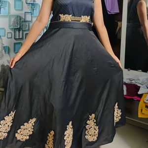 Gown With Dupatta