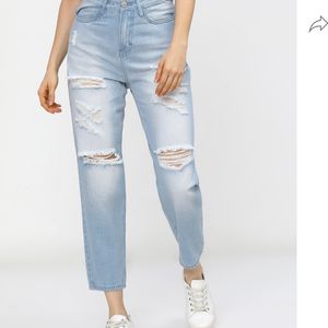 High Rise Mom Jeans for Women