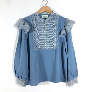 Blue Casual Top(Women’s)