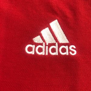 Adidas T-shirt In Mirchi Red Color