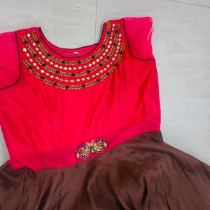 Diwali sale Red frock Size XXL