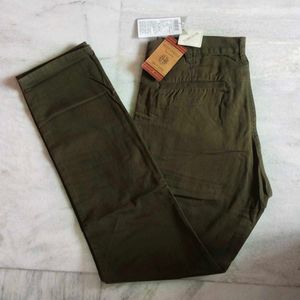 Highlander Olive Colour Formal Pant