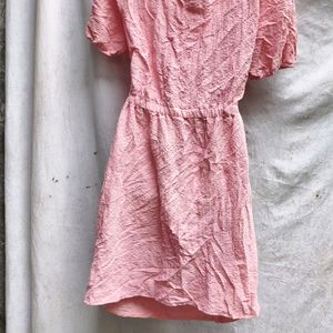 11.11.8 PEACH SEXY SHEIN FRONT TIE DRESS