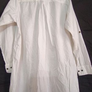 White Korean Kurta