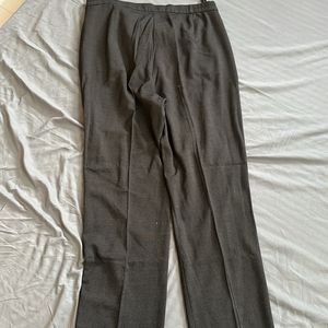 Marks & Spencer’s Grey Checked Formal Trousers