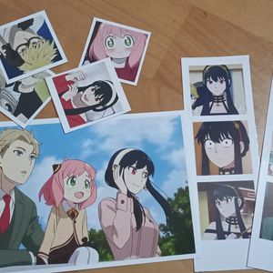 Spy Family Anime Art Print And Polaroid
