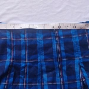 Blue Mini Check Skirt