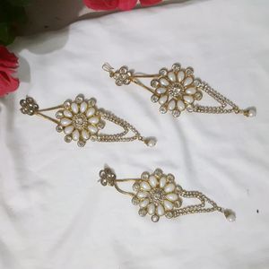 New Set Of Earrings And Mangtika | Jewellery