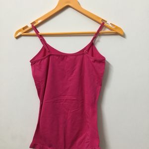 Rose Colour Strappy Top