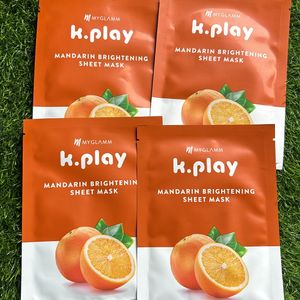 K Play Sheet Mask Pack Of 4