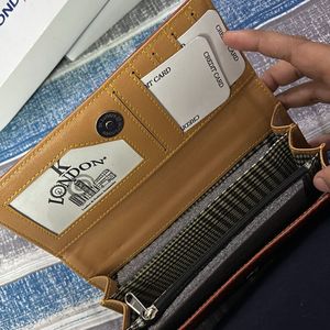 LONDON BROWN NEW WALLET