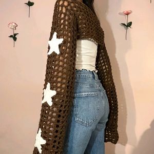 Crochet Brown 🌟 Bolero