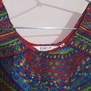 Red Biba kurti