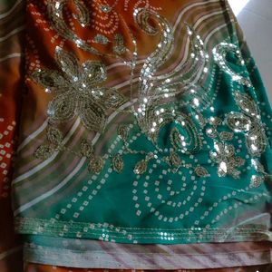 Saree With Blouse Piece