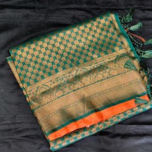 Soft Semi Banaras Silk Saree