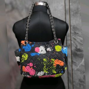 Black Multi Sling Bag