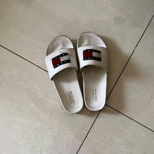 Original Tommy Hilfiger White Sliders