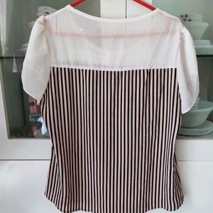 Striped Lacy Top Size 36-38