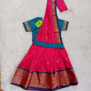 Baby Girls Ethnic Wear Half Saree