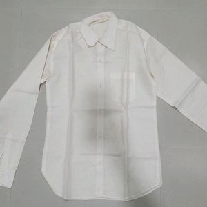 Party Wear Shirt Cream Colour