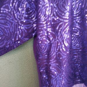 Purple Ethnic Gown