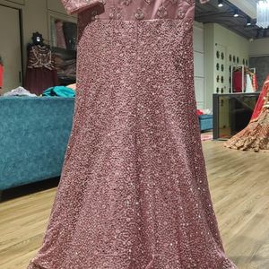 Bridal Mirror Mauve Gown