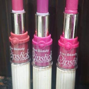 3 Lipsticks Combo Offer