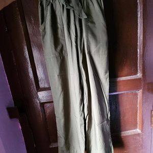 Olive Green Culottes From Myntra