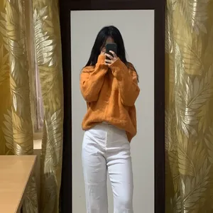 Orange Sweater