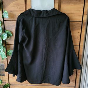 Black Top With Bell Sleeves