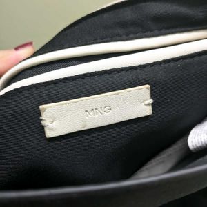 Mango White Sling Bag