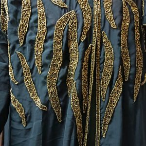 Dubai Abaya Coat Fully Embellished