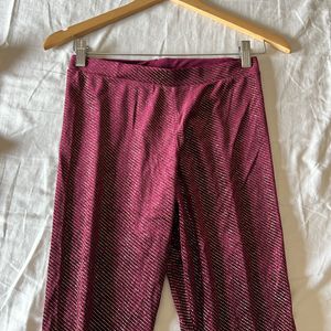 Burgundy Leggings