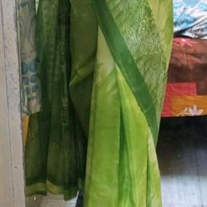 satin saree