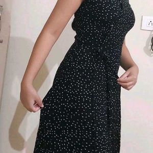 Polka Dot Wrap Dress