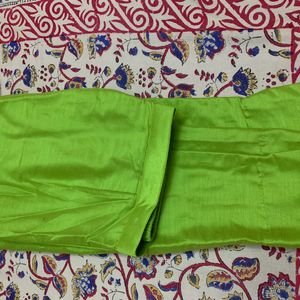 Beautiful Chanderi Green Kurta Set With Dupatta