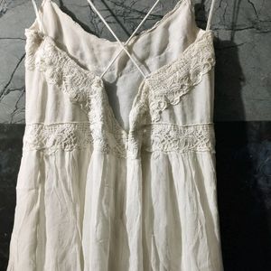 Cute Dress With Cross Back Style