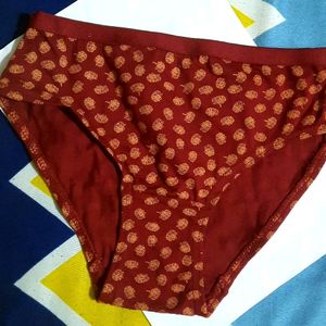 Nofuss Women 100% Cotton Pantie Waist Small 80cm