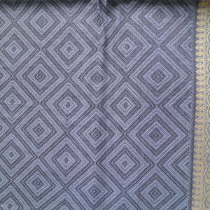 Bluish Grey Woven Saree (Women