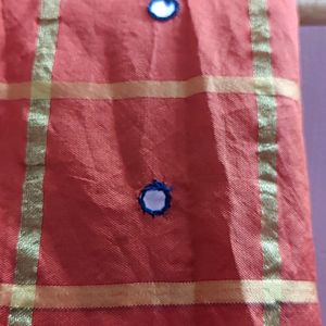 Festive Saree- Bright Rustic Orange