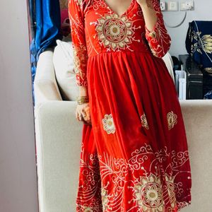 Anarkali With Side Slit Kurta