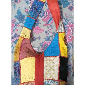 Handmade Patchwork Jhola Bag