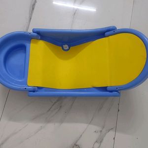 Foldable Non-Toxic Plastic Baby Bath Tub with Anti