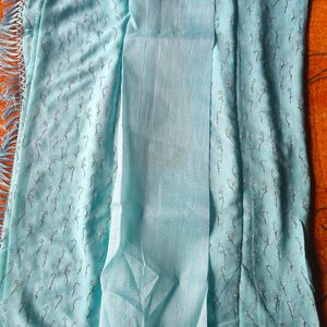 Sea Green Regular Wear Saree