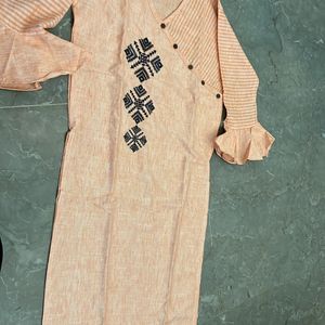 Viscose Rayon Embroidery Stylish  Kurta