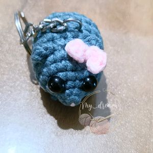 Amigurumi Hamster Keychain/charm(1)