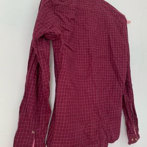 VANHEUSEN Red Checked Shirt ( Men)